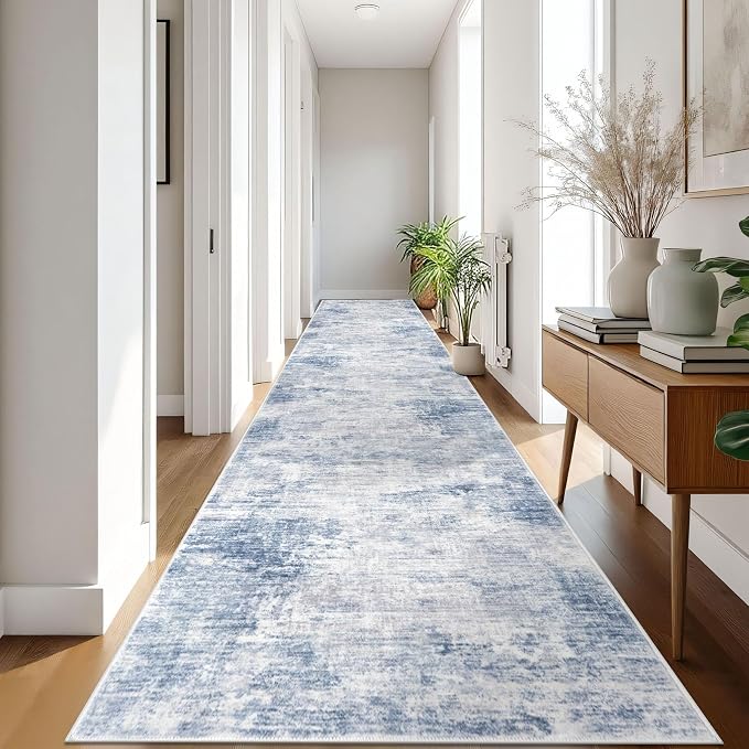 IOHOUZE Abstract Runner Rug 3x18 Ft Washable Runners - Image 8