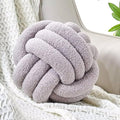 Uvvyui Knot Pillow Ball, Soft Home Decorative Round Throw Pillow, Handmade by Uvvyui