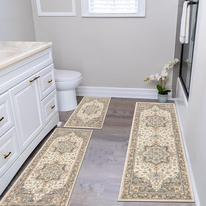 HEBE Boho Kitchen Rug Sets 3 Piece - Image 7