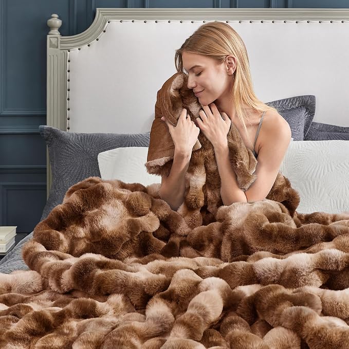 Cozy Bliss Faux Fur Throw Blanket - Image 5