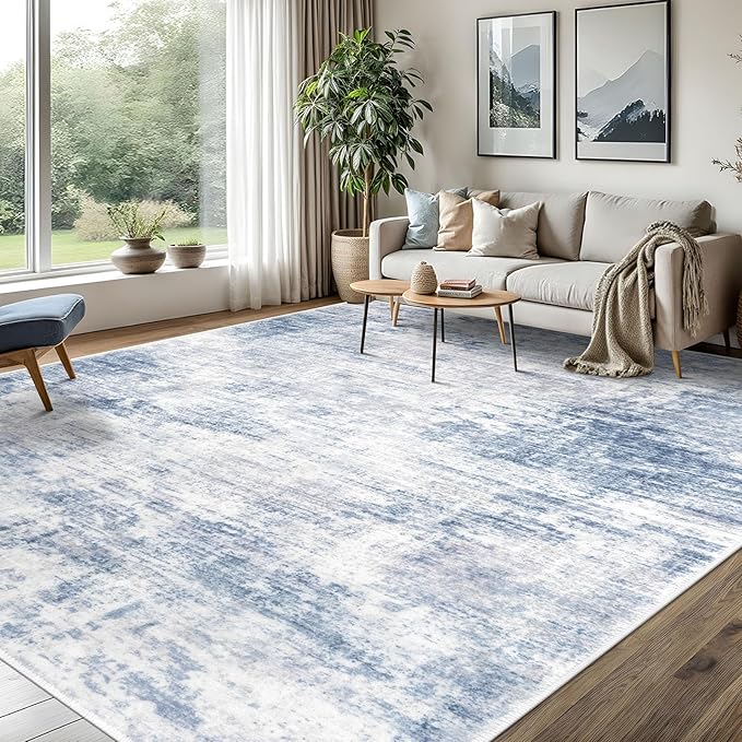 IOHOUZE Abstract Area Rugs 8x10 Ft Washable Large Rugs by iOhouze