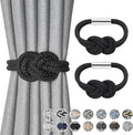 NICEEC 2 Pack Mini Magnetic Curtain Tiebacks Nordic Simple Style Drape Tie by NICEEC