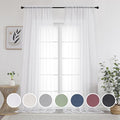 Sheer Curtain, 120 Inches Long, Rod Pocket, 2 Panels, by OWENIE