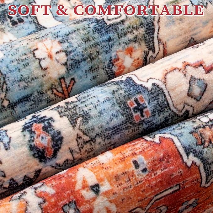 SERISSA Area Rug 3x5 Boho Tribal Rugs - Image 5