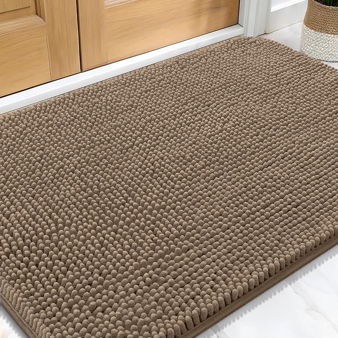 OLANLY Dog Door Mat for Muddy Paws 34x21, Absorbs Moisture and Dirt, Absorbent by OLANLY