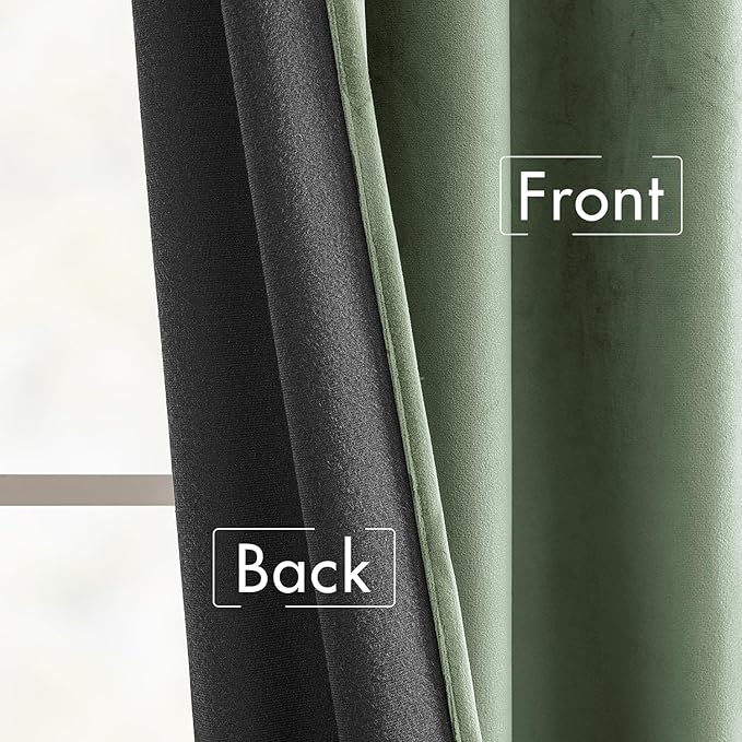 MIULEE Velvet Curtains 90 inches - Image 6