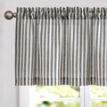 jinchan Linen Stripe Curtain Valance by JINCHAN