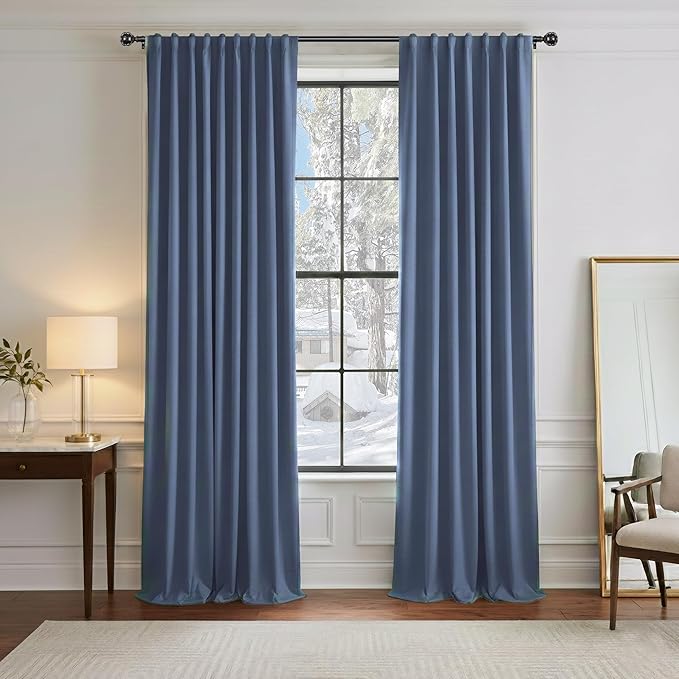 PONY DANCE Blackout Curtains 84 inches Long by PONYDANCE