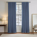 PONY DANCE Blackout Curtains for Bedroom, Room Darkening 96 inch Curtains 2 by PONYDANCE
