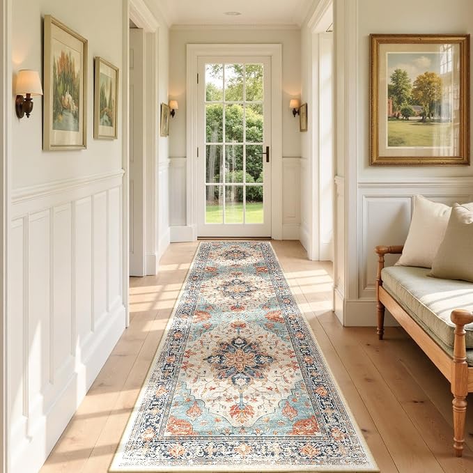 Area Rugs 3'x9' Runner Rug Non Slip Washable - Image 2