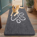 Smiry Dog Door Mat for Muddy Paws, Absorbent Dirt Trapper Non Slip Quick Dry by Smiry