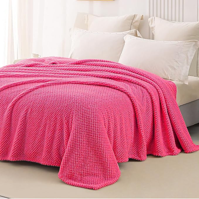 Whale Flotilla King Size Fuzzy Fleece Blanket - Image 4