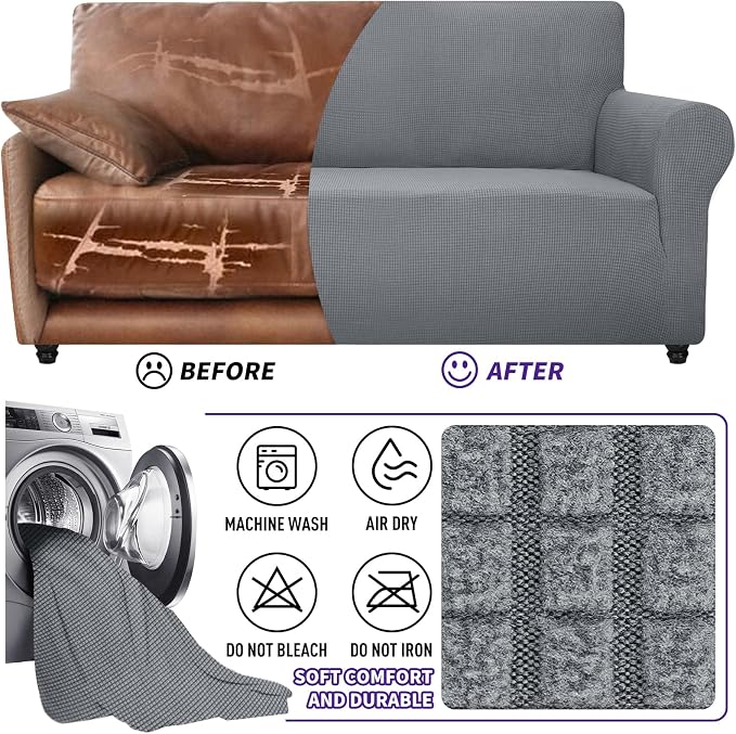 ZNSAYOTX Super Stretch Chair Slipcover Universal Sofa Chair Covers - Image 7
