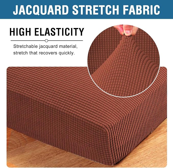 H.VERSAILTEX Super Stretch Individual Chaise Cover Sectional Couch Covers - Image 4