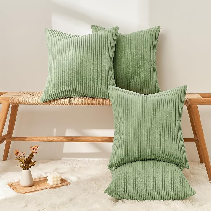 Topfinel Decorative Sage Green Throw Pillow Covers Cushion Cases, Pillow - Image 2