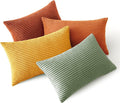MIULEE Decorative Throw Pillow Covers 12x20 Inch Set of 4, Vibrant Cushion by MIULEE