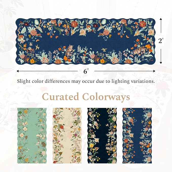 Rugflix 2x6 Runner Rug for Hallway, Washable Kitchen Runner Non Slip, Soft Low - Image 2
