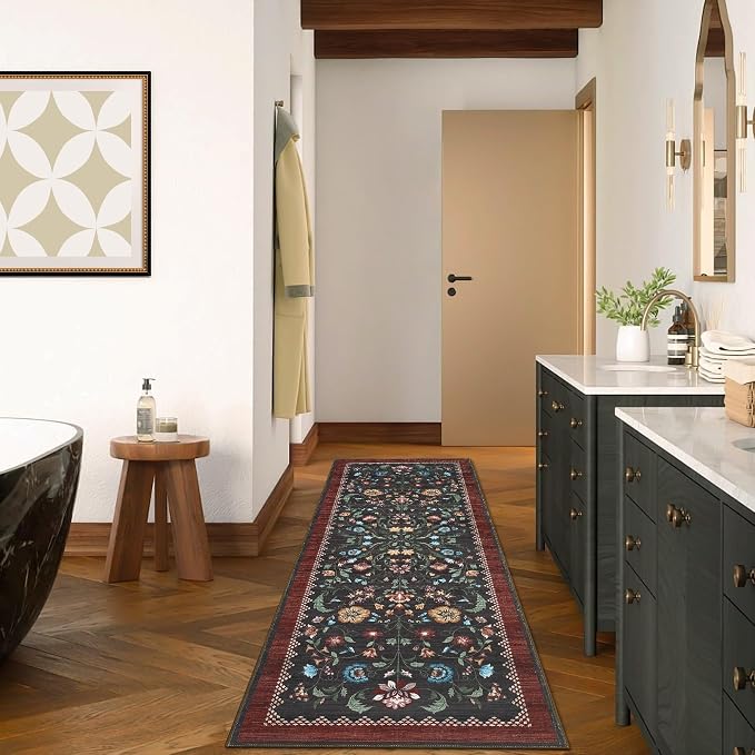 GarveeHome Floral Rug 2x6 Runners - Image 3