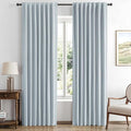 MIULEE 100% Blackout Linen Curtains by MIULEE