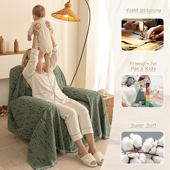 MYSKY HOME Oversized Armchair Couch Cover - Image 2