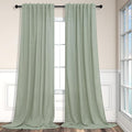 Sage Green Curtains 84 Inch Length by Pitalk