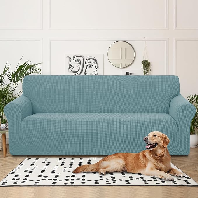 U-NICE HOME 4 Seater Stretch Couch Cover Sofa Cover Washable Sofa Slipcover - Image 2