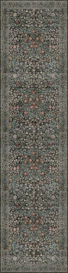 Hazo Haus Washable Dark Green 2x10 Runner Rug - Image 7
