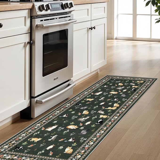 2'6"x8' Washable Kitchen Runner Rug - Image 8