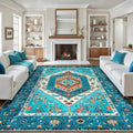 SERISSA 9x12 Area Rugs for Living Room, Large Washable Non-Slip Boho Rug by SERISSAHomeDecorCollection