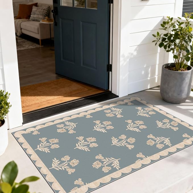 Floral Outdoor Rug by Othilic