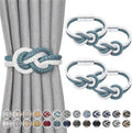 NICEEC 4 Pack Mini Magnetic Curtain Tiebacks Nordic Simple Style Drape Tie by NICEEC