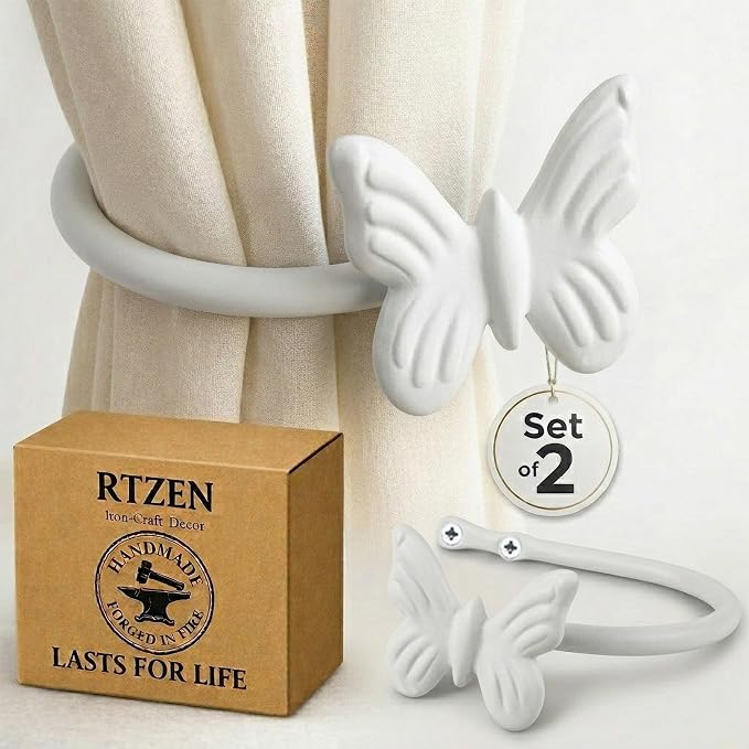 RTZEN Decorative Metal Curtain Tiebacks - Image 4