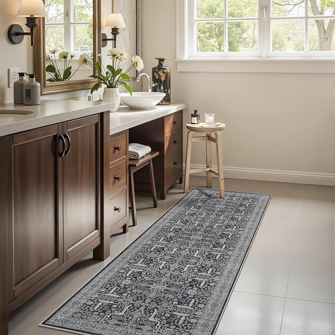 2x6 Hallway Washable Runner Rug - Image 9
