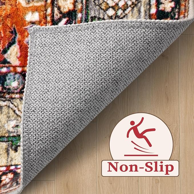 SERISSA 2x3 Washable Non Slip Boho Small Area Rug - Image 4