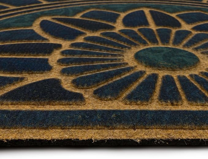 Mohawk Home Swirl Style Casual Ornamental Denim Blue 2' X 3' All Weather - Image 8