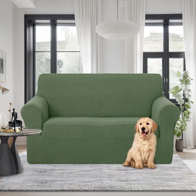 U-NICE HOME Loveseat Cover Stretch Couch Cover Sofa Cover Sofa Slipcover - Image 2