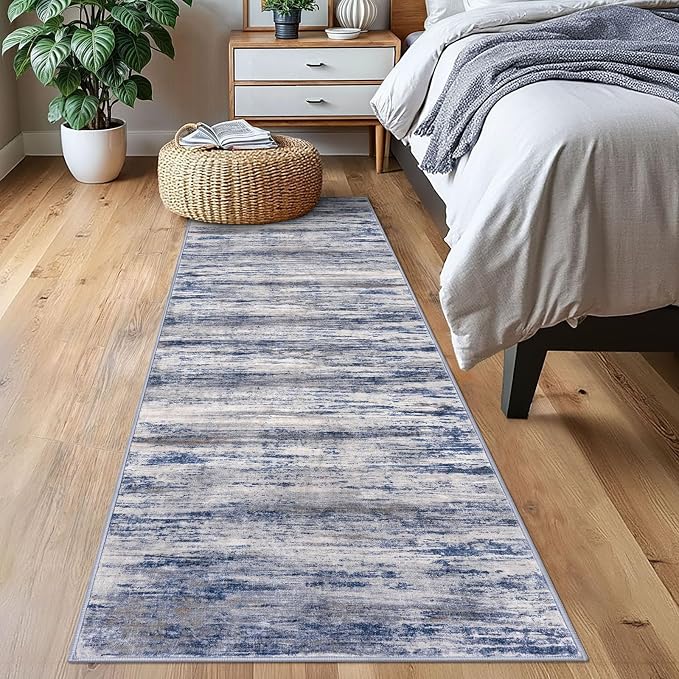 KOZYFLY Modern Abstract Washable Rug Runner 2x7 Hallway Runner Rug Non-Slip - Image 7