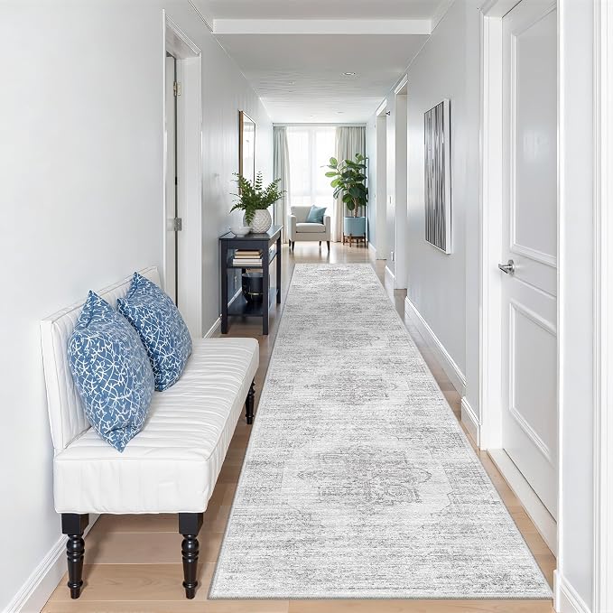 2x12 Runner Rug, Long Hallway Rugs - Image 4