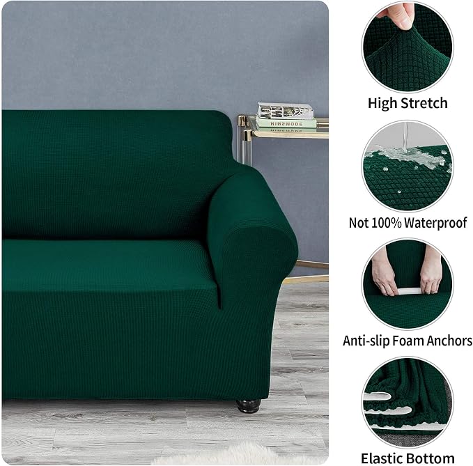Joccun Christmas Stretch Couch Cover Slipcovers, 1-Piece Sofa Covers - Image 3