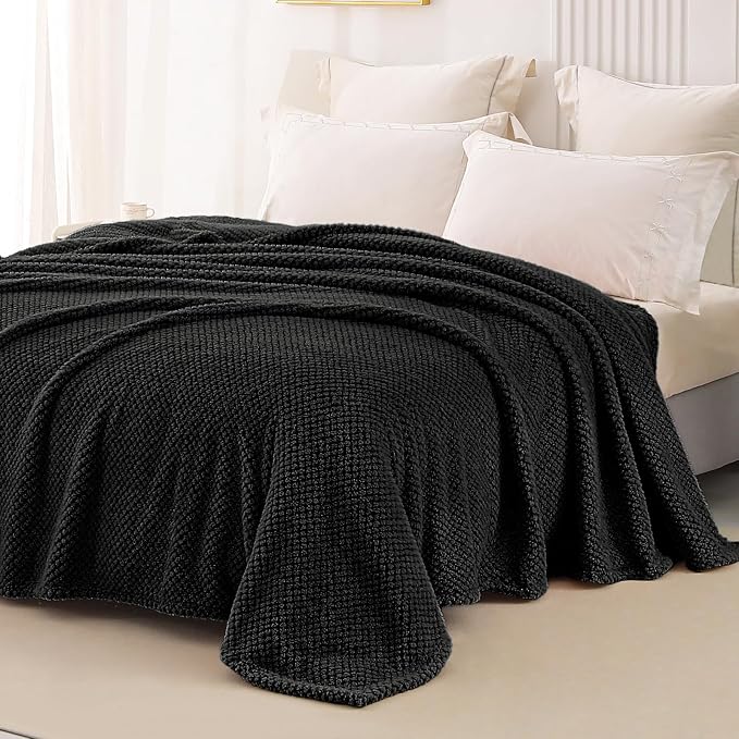 Whale Flotilla Queen Size Fuzzy Fleece Blanket - Image 4