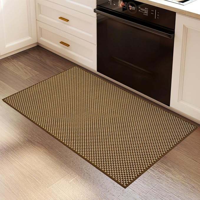 YDKGL 2x3 ft Indoor Door Mat Entryway Rug Non Slip Boho Woven Washable Small - Image 2