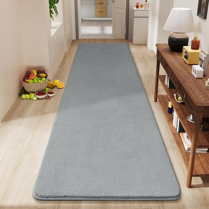 Amearea Modern Soft Hallway Runner Rug, 2x10 Feet Washable Long Runner Rugs - Image 2