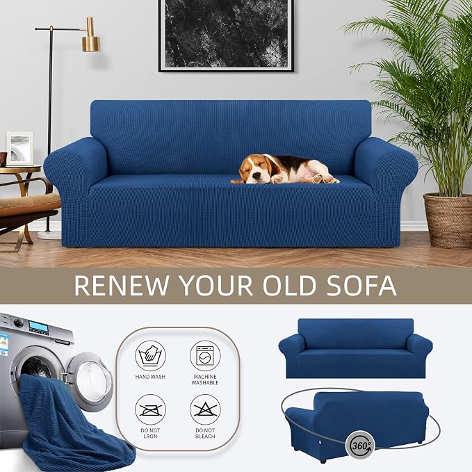 KEKUOU Stretch Sofa Cover Slipcover ，Couch Covers - Image 3