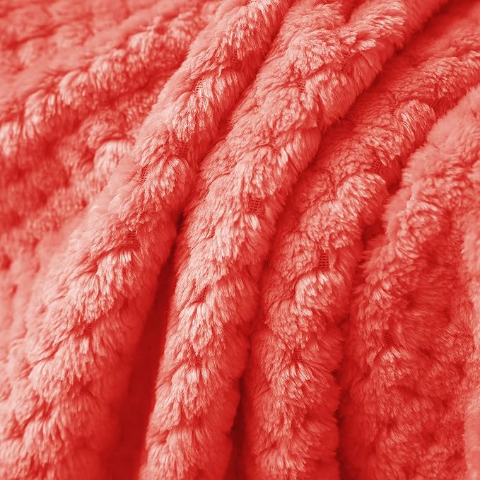 Exclusivo Mezcla Fleece Throw Blanket, Super Soft and Warm Blankets - Image 8