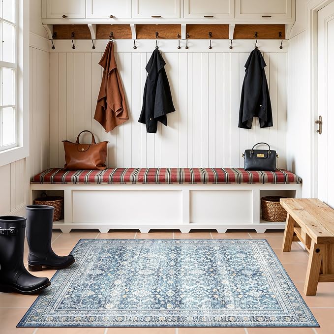 Lofus 3x5 Area Rug for Entryway, Washablee Soft Rugs for Bedroom, Living Room - Image 9