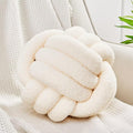 Uvvyui Knot Pillow Ball, Soft Home Decorative Round Throw Pillow, Handmade by Uvvyui