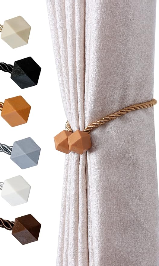 NazTur Magnetic Curtain Tiebacks- Upgrade 2022 by NazTur