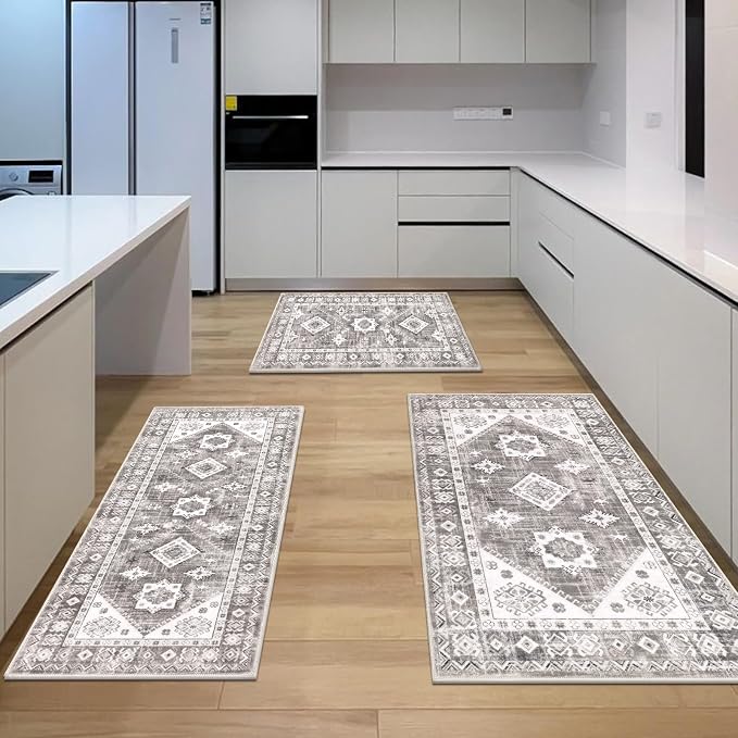 HEBE Boho Kitchen Rug Sets 3 Piece - Image 7