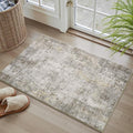 2 x 3 Small Area Rug Indoor Entryway Rug Machine Washable Non Slip Low Pile by AMOAMI