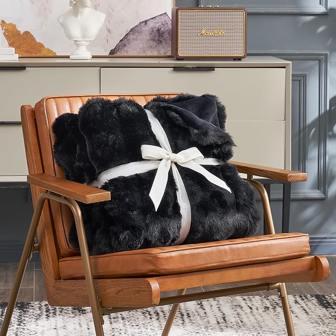 Cozy Bliss Faux Fur Throw Blanket - Image 4